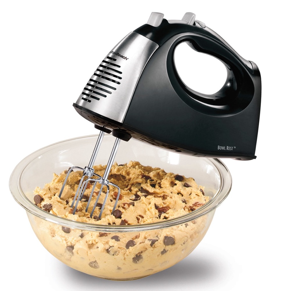 Hamilton Beach - 6 Speed Hand Mixer with Snap-On Case